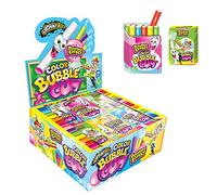 BASTONCINI COLORATI GOMME DA MASTICARE JOHNYBEE COLOR BUBBLE GUM BOX 18 PZ