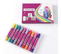 Bastoncini colorati temporanei per capelli, 10 gessetti, lavabili per ragazze, colori creativi, ideali come regalo di compleanno, riutilizzabili, set di gessetti per capelli