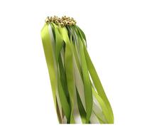 Bastoncini con nastro per matrimoni, Confezione Da 25 Bastoncini Di Nastro Multicolor Con Legno E Campane(4)