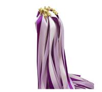 Bastoncini con nastro per matrimoni, Confezione Da 25 Bastoncini Di Nastro Multicolor Con Legno E Campane(1 UK)