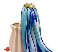 Bastoncini con nastro per matrimoni, Confezione di bastoncini nastro multicolore da 10,30,50 pezzi for decorazioni for feste danza ritmica(Colour G,50pcs)