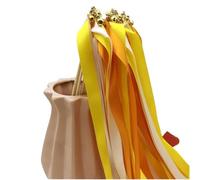 Bastoncini con nastro per matrimoni, Confezione di bastoncini nastro multicolore da 10,30,50 pezzi for decorazioni for feste danza ritmica(Colour F,30pcs)