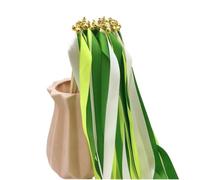 Bastoncini con nastro per matrimoni, Confezione di bastoncini nastro multicolore da 10,30,50 pezzi for decorazioni for feste danza ritmica(Colour C,50pcs)