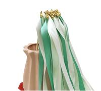 Bastoncini con nastro per matrimoni, Confezione di bastoncini nastro multicolore da 10,30,50 pezzi for decorazioni for feste danza ritmica(Colour H,30pcs)