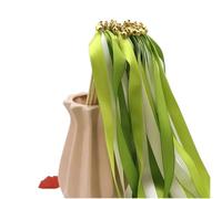 Bastoncini con nastro per matrimoni, Confezione di bastoncini nastro multicolore da 10,30,50 pezzi for decorazioni for feste danza ritmica(Colour D,30pcs)