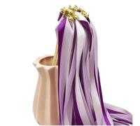 Bastoncini con nastro per matrimoni, Confezione di bastoncini nastro multicolore da 10,30,50 pezzi for decorazioni for feste danza ritmica(Colour a,30pcs)