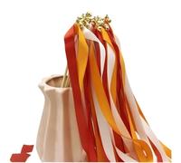 Bastoncini con nastro per matrimoni, Confezione di bastoncini nastro multicolore da 10,30,50 pezzi for decorazioni for feste danza ritmica(Colour E,30pcs)