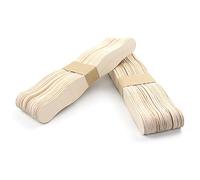 Bastoncini da 20,3 cm, bastoncini per ventagli, bastoncini ondulati in legno, ventagli per matrimoni, fai da te, artigianato, miscelazione di vernici (50)