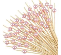 Bastoncini da cocktail, 300 spiedini da cocktail, spiedini in legno, 12 cm, in legno naturale, per finger food, piccoli snack, antipasti e cocktail