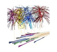 Bastoncini da cocktail fuochi d'artificio, 120 pezzi, stuzzicadenti e fuochi d'artificio