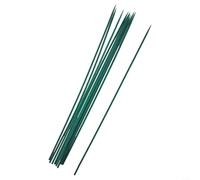 Bastoncini da giardino in legno resistenti all'acqua, 40 cm, colore verde, confezione da 10