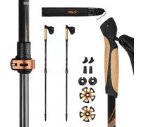 Bastoncini da nordic walking carbonio 93-125 cm Nils Camp bastoncini telescop...