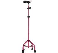 Bastoncini da passeggio a piedi stampelle in lega di alluminio leggero con manico ergonomico spugna 10 livelli di altezza regolabili per uomini anziani o donne con la canna disabili Aqiong