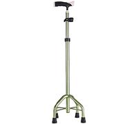 Bastoncini da passeggio a piedi stampelle in lega di alluminio leggero con manico ergonomico spugna 10 livelli di altezza regolabili per uomini anziani o donne con la canna disabili Aqiong