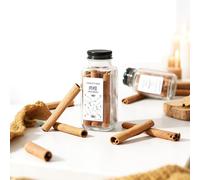 Bastoncini di Cannella Premium - Corteccia Intera Pura Ceylon Dello Sri Lanka, Spezie Ideali per Bevande Calde, Dolci, Dessert e Lavoretti Natalizi(75g 8cm*1 bottle [13 sticks])