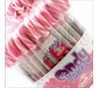 BASTONCINI DI CARAMELLE CANDY CANES BIANCO ROSA 12 GR -72 PZ