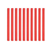 Bastoncini di cera sigillante per pistola per colla, bastoncini con sigillo di cera, mini bastoncini per pistola per colla a caldo (Rosso brillante)