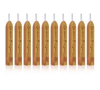 Bastoncini di Ceralacca, 10 Pezzi Cera Lacca con Stoppini Oro, Fai Da Te per Biglietti, Scatole Regalo, Lettere, Buste, Confezioni di Vino, Matrimoni, Natale, Inviti per Feste