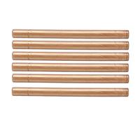 Bastoncini di ceralacca da 10 pezzi, bastoncini sigillati a caldo con pistola per colla per inviti di nozze, lettere, buste, biglietti e oggetti artigianali (Bronze gold)