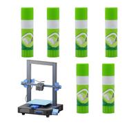 Bastoncini di colla per stampante 3D, 6 pezzi per il fai da te e accessori, colla solida per stampa 3D, per hobbisti, fai da te, designer e piastre PEI, modelli piatti