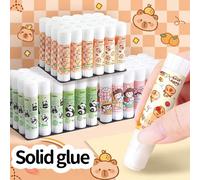 Bastoncini di colla solida ad alta capacità, penne per colla colorate e adorabili per gli hobby creativi degli studenti, adesivo forte, forniture per ufficio lisce, articoli per il ritorno a scuola 2 