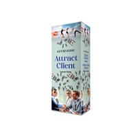 Bastoncini di incenso Ayurvedic Attract Client confezione da 6 x 20 g ciascun...