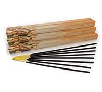 Bastoncini di incenso di alta qualità, mandorla tradizionale indiana, produzione equa, confezione grande da 10 scatole = 80 pezzi da 45 min. Dolce profumo per meditazione