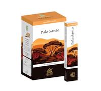 Bastoncini di incenso Himalaya Premium Agarbatti Palo Santo 12 x 15 g - Pooja e preghiera Fragranza calmante e purificante per la stanza dello yoga e della meditazione con adesivo Kajal