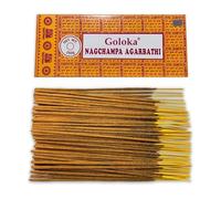 Bastoncini di incenso naturale Nag Champa - 1 confezione da 250 g (circa 200 bastoncini) - Aromaterapia - Meditazione - Yoga - Confezione ecologica