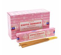 Bastoncini di incenso Satya Exotic Romance confezione da 12 x 15 g ciascuno 1...