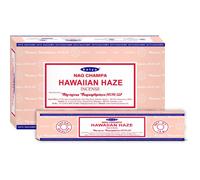 Bastoncini di incenso Satya Hawaiian Haze confezione da 12 x 15 g ogni confez...