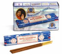 Bastoncini di incenso Satya Sai Baba Nag Champa 180 grammi scatola 12 confezi...