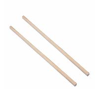 Bastoncini di legno artigianali, strisce, bastoncini tasselli - Lunghezza 50 cm in non finito for bacchette nastri nuziali, macramè, larghezza 15 mm(Width 15mm)