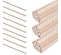 Bastoncini di legno per il tempo libero creativo | 120 pezzi bastoncini da costruzione per bambini, materiale da scultura manuale da 30 cm progetto di pittura per studenti adulti bambini arte aula