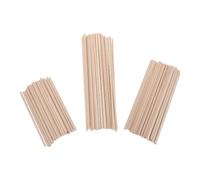 Bastoncini di Legno Rotondi 150 Pezzi per Decorazioni Torte | Legno Liscio, Superficie senza Schegge, Supporto Forte, per Composizioni Floreali e Insegnare Decorazione