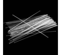 bastoncini di plastica acrilico, 50 pezzi bastoncini acrilici lunghezza 19,5 cm materiale fai da te decorazione disposizione floreale diametro 2 mm-5 mm aste di centraggio in acrilico trasparente(5mm)