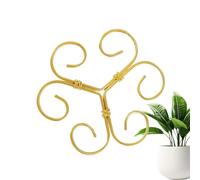 Bastoncini Di Supporto Per Fiori | Riutilizzabile Regolabile Portafiori in Ferro Riutilizzabile,Supporti da giardino Per All'aperto boccioli Di Rosa Orchidee Piante Arrampicate Piante In Vaso Piante