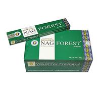 Bastoncini d'incenso 180g Golden Nag Forest Profumo foresta atmosfera aromatica