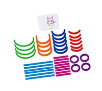 Bastoncini e anelli creativi Giocattoli per la scuola Sviluppo Montessori Puzzle