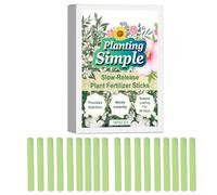 Bastoncini Fertilizzante - 0.3x5cm 18 Pezzi | Fertilizzante Crescita Duratura | Bastoncini Concime Piante | Spilli Nutrimento Per Piante Fiori Piantes Da Interno Giardino