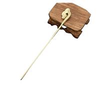 Bastoncini for capelli, forchette, lega color oro/argento, design a nuvola, forcina for, creatore di chignon quotidiano, for donne e ragazze per Ragazze Donne Bun Capelli(Color 1)