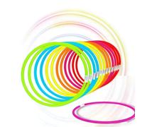 Bastoncini fosforescenti per feste per adulti e bambini, 100 bastoncini fosforescenti sfusi, accessori per feste al neon, 8-12 ore di lunga durata, accessori al neon, collane grandi da 55,9 cm con