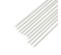 Bastoncini in fibra di vetro bianca resistente for la pesca a mosca e il supporto delle piante - 10 pezzi, diametro 10 mm-13 mm, lunghezza 19,68 pollici(12mmx500mmx10pcs)