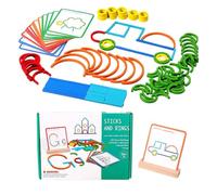 Bastoncini Intelligenti Per Bambini Piccoli,Gioco Educativo Di Logica | Giocattoli Per Allenamento Del Pensiero Logico,Per Ragazzi E Ragazze Studenti Delle Elementari Educatori Famiglie Estivi