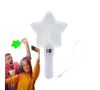 Bastoncini LED per feste, bacchetta fosforescente, Bacchetta luminosa Pentagramma, si al buio, luminoso con stella lampeggiante, per la laurea scolastica, luminoso con stella per festival, feste in ca