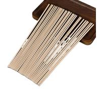 Bastoncini Legno Per Lavoretti 3/4/6/8/10/12/14mm Bastone di legno rotondo 300mm lungo fai da te in fatto a mano diametro tassello modello costruzione lavorazione del(Diameter 3mm-50pcs)