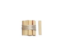 Bastoncini Legno Per Lavoretti Fetta da 5 a 40 cm for artigianato e modellismo, materiali for mobili, utensili for la lavorazione del legno fai te(50X10X4.0mm -30PCS)