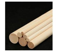 bastoncini legno per lavoretti Lunghezza 100-300mm Aste di Legno Pino 8-28mm Semicerchio Rotondo Strisce Massiccio Modello per Creazioni Fai da Te, DIY e Progetti d’Arte(20x100mm,5pcs)