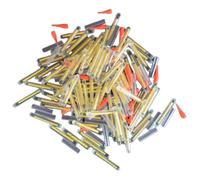 Bastoncini luminosi fluorescenti da pesca Mini galleggiante da pesca in silicone Bastoncini luminosi Arancioni 15 pezzi, strumento da pescaUtile e alla moda