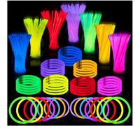 Bastoncini Luminosi Neon, 100 pezzi, festa, Halloween, Natale, Pasqua